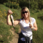 Catching fish in a lake